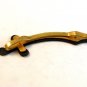 Vintage Amita Damascene Gold & Silver Inlaid Dagger Tie Clasp In The Box