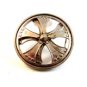 Vintage Spinner Belt Buckle by Silver Star Made In U.S.A.