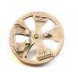 Vintage Spinner Belt Buckle by Silver Star Made In U.S.A.