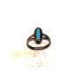Vintage Native American Bell Trading Post Sterling Silver Turquoise Ring Size 7
