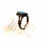 Vintage Native American Bell Trading Post Sterling Silver Turquoise Ring Size 7
