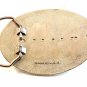 Vintage Silver Tone & White Enamel Western Belt Buckle Made in U.S.A.