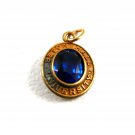 1960's Seton Hall University Blue Spinel Charm 61814