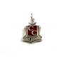 1960's C. C. High School Red Enameled Charm 61314