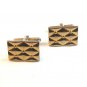 Vintage Gold Tone Cufflinks Signed Hickok U.S.A.