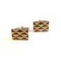 Vintage Gold Tone Cufflinks Signed Hickok U.S.A.