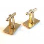Vintage Gold Tone Cufflinks Signed Hickok U.S.A.
