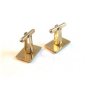 Vintage Gold Tone Cufflinks Signed Hickok U.S.A.