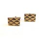 Vintage Gold Tone Cufflinks Signed Hickok U.S.A.