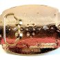 New Old Stock Western Rodeo White Stone ? Belt Buckle Made in USA