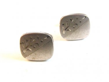 Vintage Silver Tone Cufflinks Signed Speidel U.S.A.