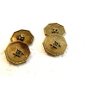 Vintage Art Deco Gold Tone Masonic Cufflinks