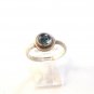 Sterling Silver & Venetian Art Glass Ring Size 9