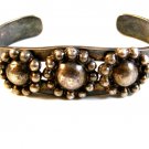 Vintage Southwest Sterling Silver Cuff Bracelet