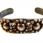 Vintage Southwest Sterling Silver Cuff Bracelet