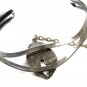 Southwest Silvertone Angel Wings Heart Bracelet & Ring Size 8 1/2
