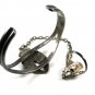 Southwest Silvertone Angel Wings Heart Bracelet & Ring Size 8 1/2