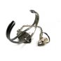 Southwest Silvertone Angel Wings Heart Bracelet & Ring Size 8 1/2