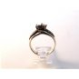 Vintage Sterling Silver Amythest Marcasites Ring Sz 8
