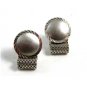 1970's True Vintage Silvertone Wrap Around Cufflinks Unmarked 102414