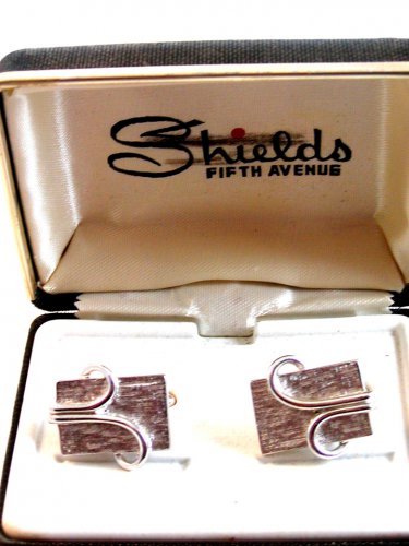 Vintage 1950's - 1960's Shields Fifth Avenue Cufflinks MIB