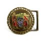 1970's Hebrew Tree of Life Bronze Belt Buckle Made In Israel No. 2 093014