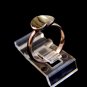Sterling Silver & Abalone Heart Ring Size 7