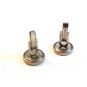 Vintage Silver Tone & Red Cufflinks