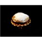 Vintage Gold Filled Shell Cameo Lady Brooch Pendant