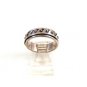 Mans Sterling Silver Worry Spinner Scalloped Ring Size 12 1/2 04152014