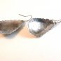 Vintage American Silver & Turquoise Pierced Earrings