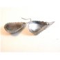 Vintage American Silver & Turquoise Pierced Earrings