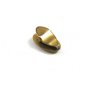 Art Nouveau True Vintage Lady Gibson Girl Goldtone Tie Clasp Unmarked 101614