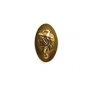 Art Nouveau True Vintage Lady Gibson Girl Goldtone Tie Clasp Unmarked 101614