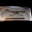 Vintage Road Runner Belt Buckle Made in U.S.A. by Chambers