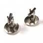 1950's - 70's Silvertone Cufflinks Unbranded 72015
