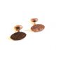 Vintage 1890 - 1920's Gold Tone Cufflinks