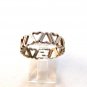 Vintage Sterling Silver Hearts & Hearts Ring Sz 8