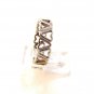 Vintage Sterling Silver Hearts & Hearts Ring Sz 8