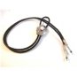 Southwest Silver Tone Pink Shell Leather Bolo