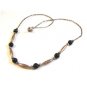 Southwest Sterling Silver & Black Onyx 20" Necklace