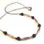 Southwest Sterling Silver & Black Onyx 20" Necklace