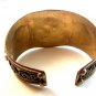 Vintage Tribal Silver Tone & Faux Coral & Turquoise Bracelet