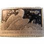 Vintage American Bald Eagle U.S. 6 Cent Stamp Belt Buckle