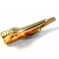 Vintage 1950's - 1960's Gold Tone & Red Shriners Tie Clasp by Anson