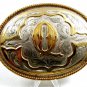 Cowboy Western Initial Letter Q Belt Buckle Silver Strike by 3D