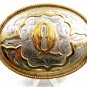 Cowboy Western Initial Letter Q Belt Buckle Silver Strike by 3D