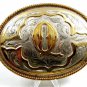 Cowboy Western Initial Letter Q Belt Buckle Silver Strike by 3D