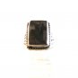Vintage Sterling Silver & Moss Agate Picture Ring Size 9