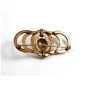Vintage Art Deco Rolled Gold Plated 2 Tone Brooch